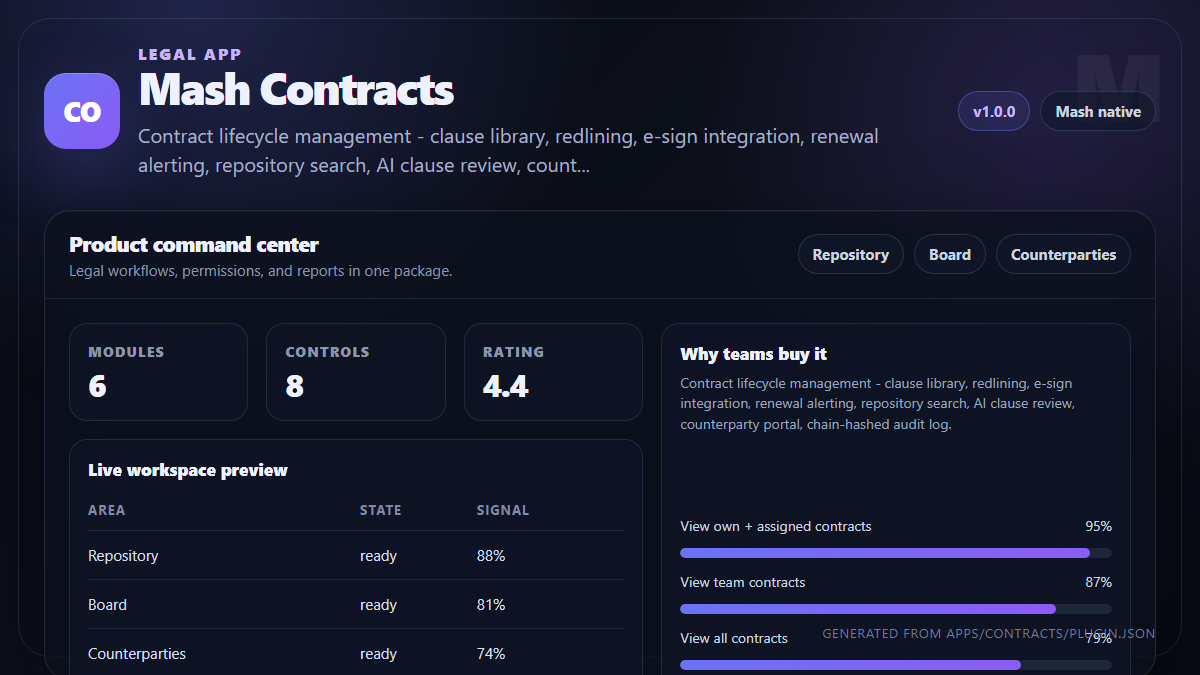 Contracts preview