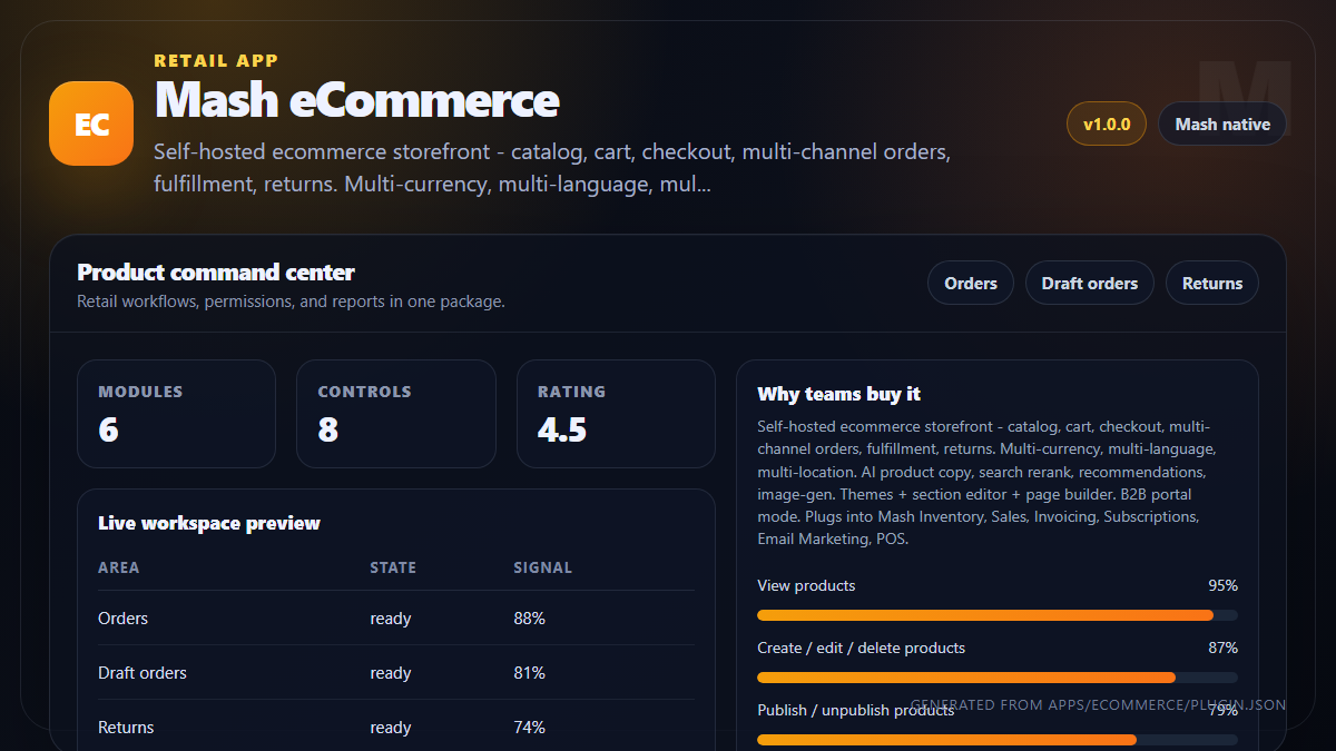 eCommerce preview